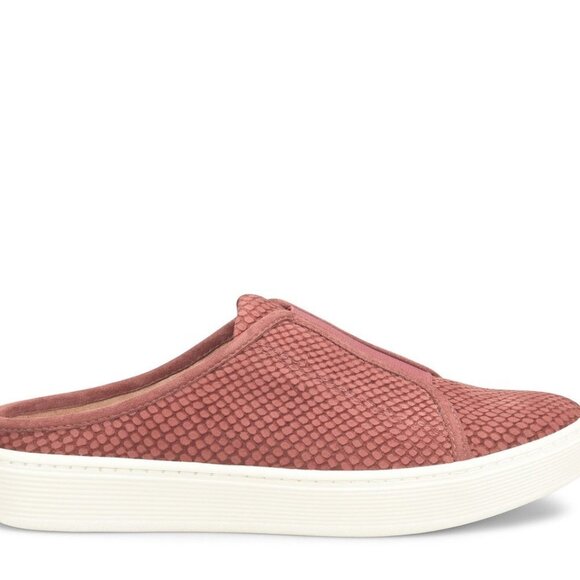 Sofft Beekon 7m Rustic red slide sneaker slip on elastic snakeskin - Picture 3 of 12